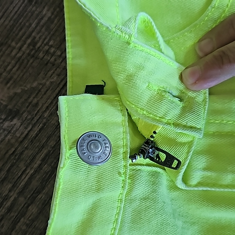 Wild Fable neon jeans shorts size 2 - Picture 14 of 15